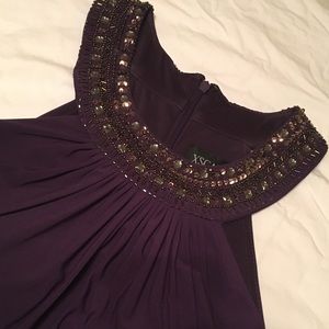 Plum cocktail dress size 14